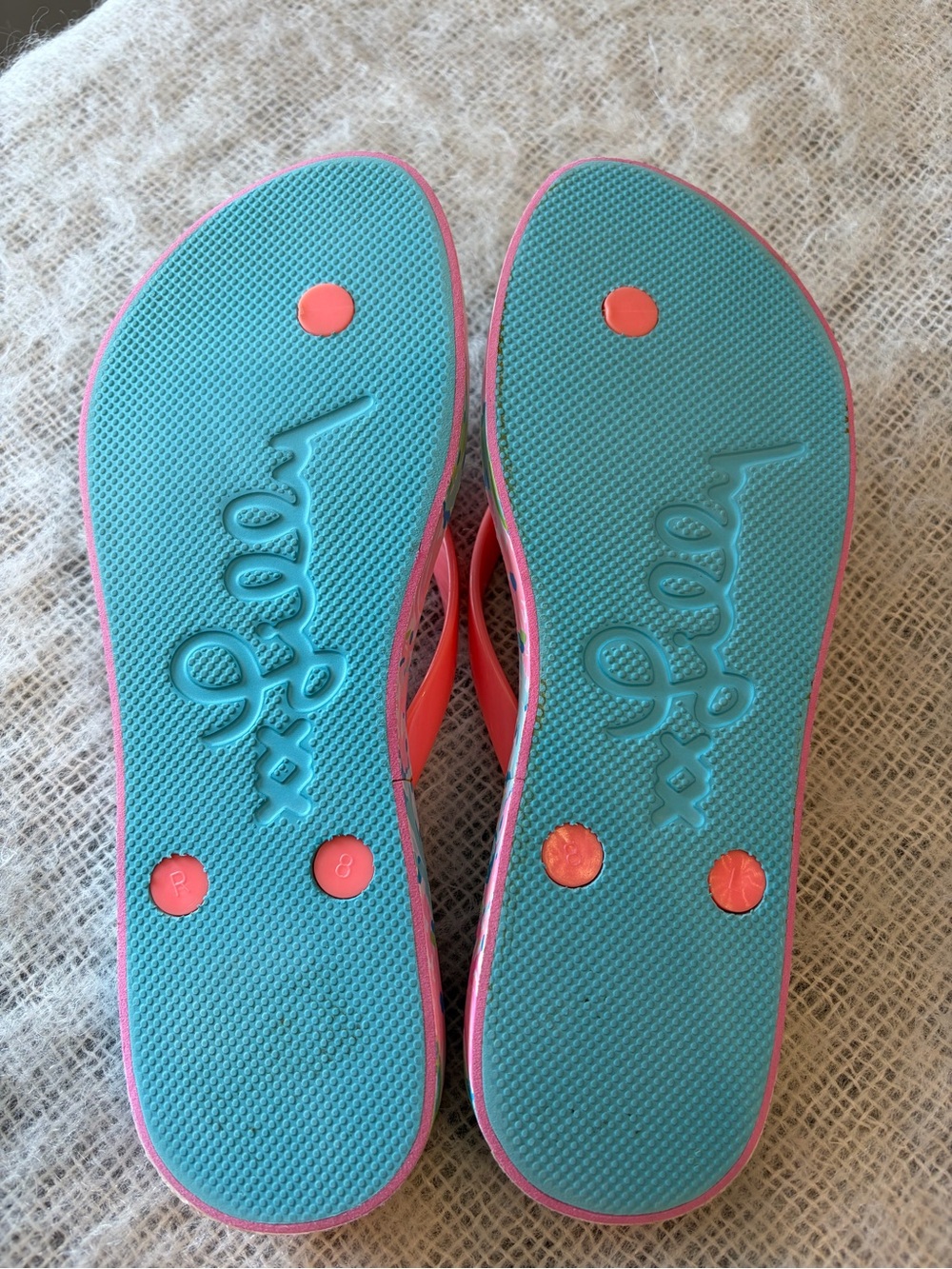Lilly Pulitzer Flip Flops - Picture 6 of 10